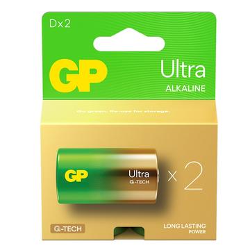 GP Ultra G-Tech LR20/D-Batterien - 2 Stück.