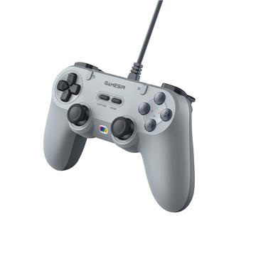 GameSir T3 Lite Kabelgebundener Gaming Controller für PC/Steam/Switch/Android/iOS - Grau