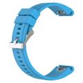 Garmin Fenix 5X/Fenix 3 HR/Quatix 3/D2 Soft Silikonarmband - Baby Blau