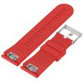 Garmin Fenix 5X/Fenix 3 HR/Quatix 3/D2 Soft Silikonarmband - Rot
