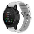 Garmin Fenix 5X/Fenix 3 HR/Quatix 3/D2 Soft Silikonarmband - Weiß