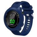 Garmin Forerunner 158 Ersatz-Silikonarmband mit integriertem Rahmen - Blau