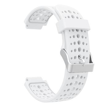 Garmin Forerunner 220/230/235/620/630/735 Soft Silikonarmband - Weiß