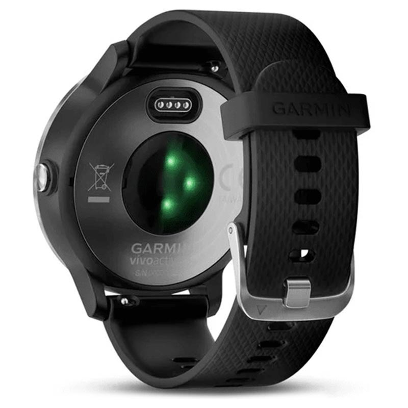 Garmin Vivoactive 3 Wasserdichte GPS Smartwatch - 5ATM - Schwarz / Silber