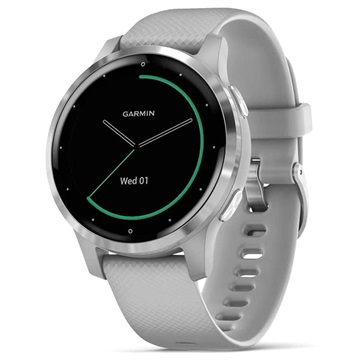 Garmin Vivoactive 4S Smartwatch mit GPS - 40mm - Grau / Silber
