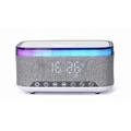 Gembird Digitaler Wecker mit RGB-Beleuchtung, drahtlose Aufladung 15W - Grau
