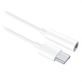 Huawei CM20 USB-C / 3.5mm Kabel Adapter 55030086 - Bulk - Weiß