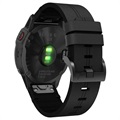 Garmin Fenix 6/5/5 Plus Echtlederband - Schwarz