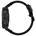 Garmin Fenix 6/5/5 Plus Echtlederband - Schwarz