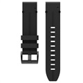 Garmin Fenix 6/5/5 Plus Echtlederband - Schwarz