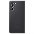 Samsung Galaxy S21 5G Clear View Cover EF-ZG991CBEGEE - Schwarz