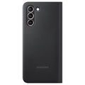 Samsung Galaxy S21 5G LED View Cover EF-NG991PBEGEE (Bulk - Befriedigend) - Schwarz