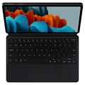 Samsung Galaxy Tab S7 Book Cover Keyboard EF-DT870UBEGEU (Bulk - Befriedigend) - Schwarz