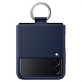 Samsung Galaxy Z Flip3 5G Silikon Cover mit Ring EF-PF711TNEGWW - Navy