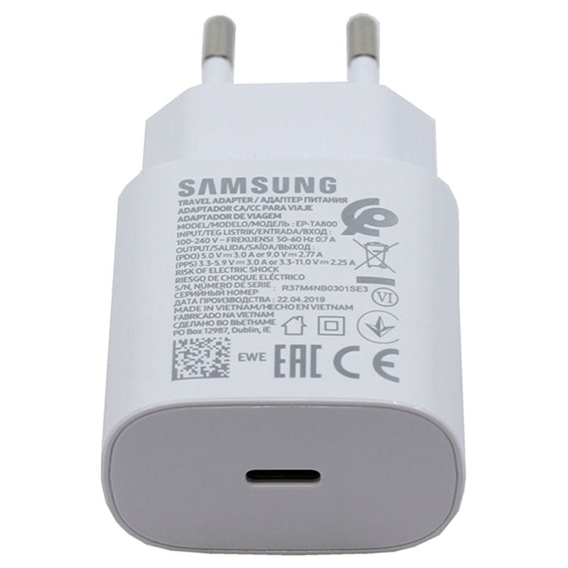 Samsung EP-TA800EBE Handy Ladegerät USB-C® mit Schnellladefunktion