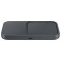 Samsung Super Fast Wireless Charger Duo mit TA EP-P5400TBEGEU - Dunkelgrau