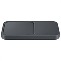 Samsung Super Fast Wireless Charger Duo mit TA EP-P5400TBEGEU - Dunkelgrau