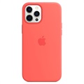 iPhone 12 Pro Max Apple Silikonhülle mit MagSafe MHL93ZM/A - Zitruspink