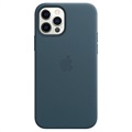 iPhone 12/12 Pro Apple Lederhülle mit MagSafe MHKE3ZM/A - Baltischblau
