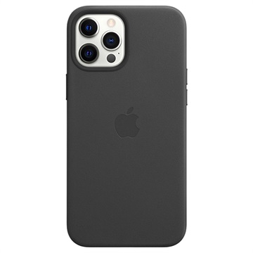iPhone 12/12 Pro Apple Lederhülle mit MagSafe MHKG3ZM/A - Schwarz
