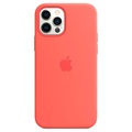 iPhone 12/12 Pro Apple Silikonhülle mit MagSafe MHL03ZM/A - Zitruspink