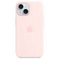 iPhone 15 Apple Silikon Case mit MagSafe MT0U3ZM/A - Hellrosa