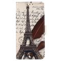 Glam Series Huawei Nova 10 Pro Wallet Hülle - Eiffelturm