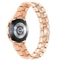 Samsung Galaxy Watch4/Watch4 Classic Glam Edelstahlarmband - Roségold