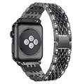 Apple Watch Series 7/SE/6/5/4/3/2/1 Glam Armband - 41mm/40mm/38mm - Schwarz