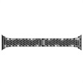 Apple Watch Series 7/SE/6/5/4/3/2/1 Glam Armband - 45mm/44mm/42mm - Schwarz