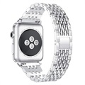 Apple Watch Series SE/6/5/4/3/2/1 Glam Armband - 44mm, 42mm - Silber