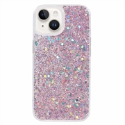 iPhone 15 Glitter Flakes TPU Hülle