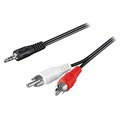 Goobay 3.5mm / 2 x RCA Audio-Kabel Adapter