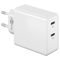 Goobay Dual USB-C Schnellladegerät - 36W