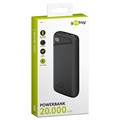 Goobay Fast Charge Powerbank - 20000mAh - Schwarz