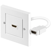 Goobay HDMI 2.0 Steckdose - Weiß