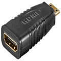 Goobay HDMI 1.4 Adapter - Vergoldet - Schwarz