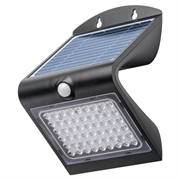 Goobay LED-Solar-Wandleuchte mit Bewegungssensor - 4W - Schwarz