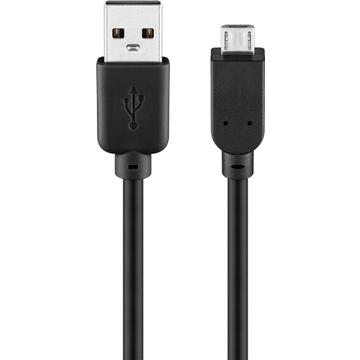 Goobay Micro USB Kabel - 0.15m - Schwarz