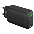 Goobay Multiport Schnellladegerät - 65W, 2x USB-C, USB-A