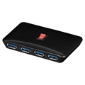 Goobay SuperSpeed 4-Port USB 3.0 Hub - 5Gbit/s - Schwarz
