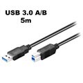 Goobay SuperSpeed USB 3.0 Typ-A / USB 3.0 Typ-B Kabel - 5m