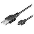 Goobay USB 2.0 / MicroUSB Kabel - Schwarz