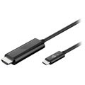 Goobay USB 3.1 Typ-C / HDMI Kabel - 1.8m - Schwarz