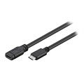 Goobay USB 3.1 Typ-C Verlängerungskabel - Schwarz