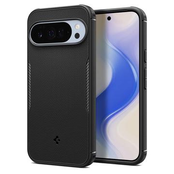 Google Pixel 10 Pro XL Spigen Core Armor Mag MagSafe TPU Hülle - Schwarz