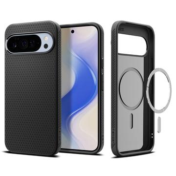 Google Pixel 10 Pro XL Spigen Liquid Air Mag MagSafe TPU Hülle - Schwarz