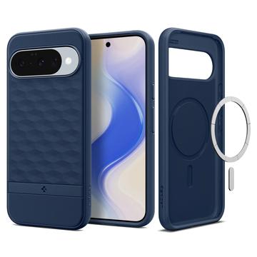 Google Pixel 10/10 Pro Spigen Parallax Mag Hybrid Hülle - Mitternachtsblau