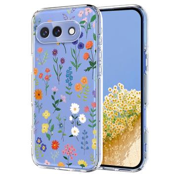 Google Pixel 10a TPU-Hülle mit Blumenmuster - Gänseblümchen