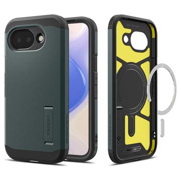 Google Pixel 10a Spigen Tough Armor Mag Hülle - Abgrundgrün